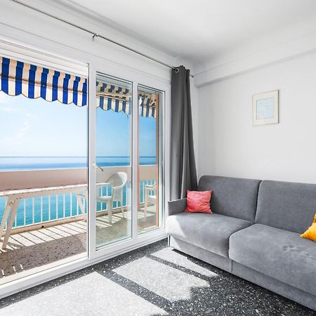Le Panorama -Vue Exceptionnelle - Dernier Etage - Front De Mer 芒通 外观 照片