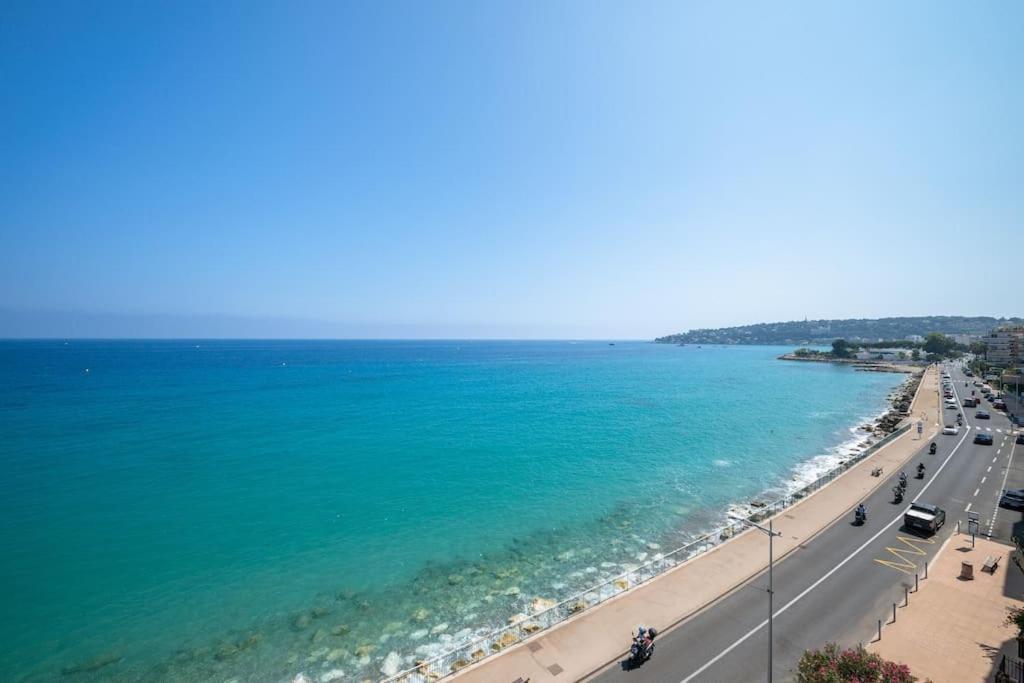 Le Panorama -Vue Exceptionnelle - Dernier Etage - Front De Mer 芒通 外观 照片