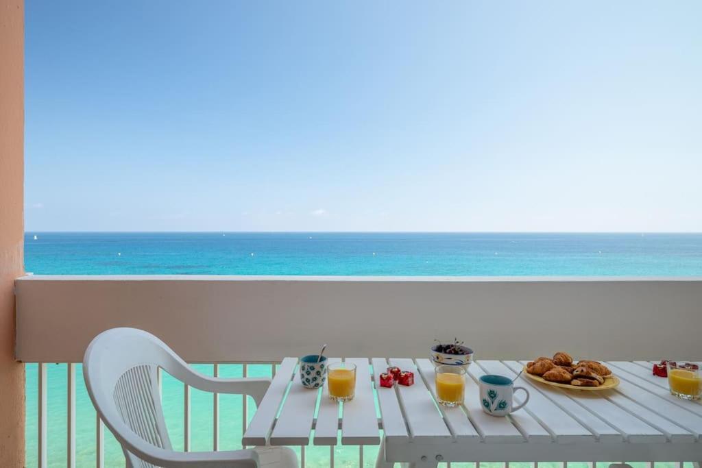 Le Panorama -Vue Exceptionnelle - Dernier Etage - Front De Mer 芒通 外观 照片