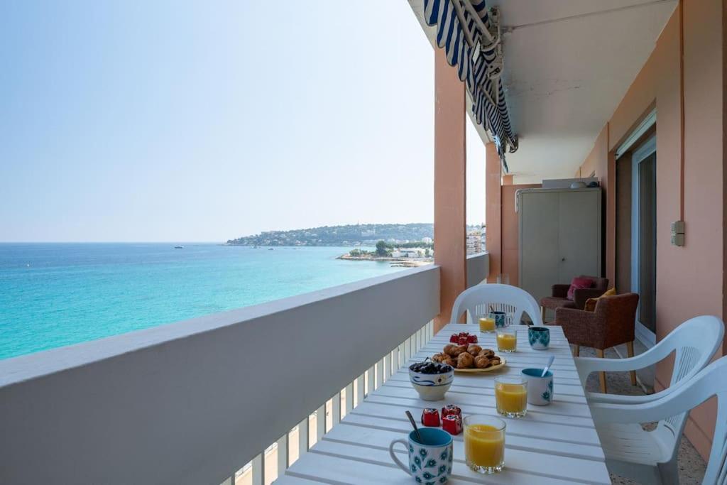 Le Panorama -Vue Exceptionnelle - Dernier Etage - Front De Mer 芒通 外观 照片