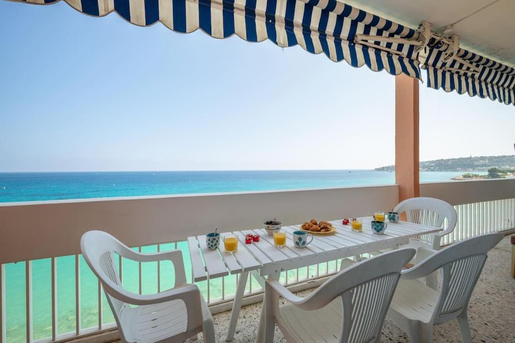 Le Panorama -Vue Exceptionnelle - Dernier Etage - Front De Mer 芒通 外观 照片